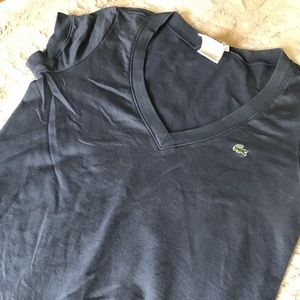 Lacoste navy cotton dress